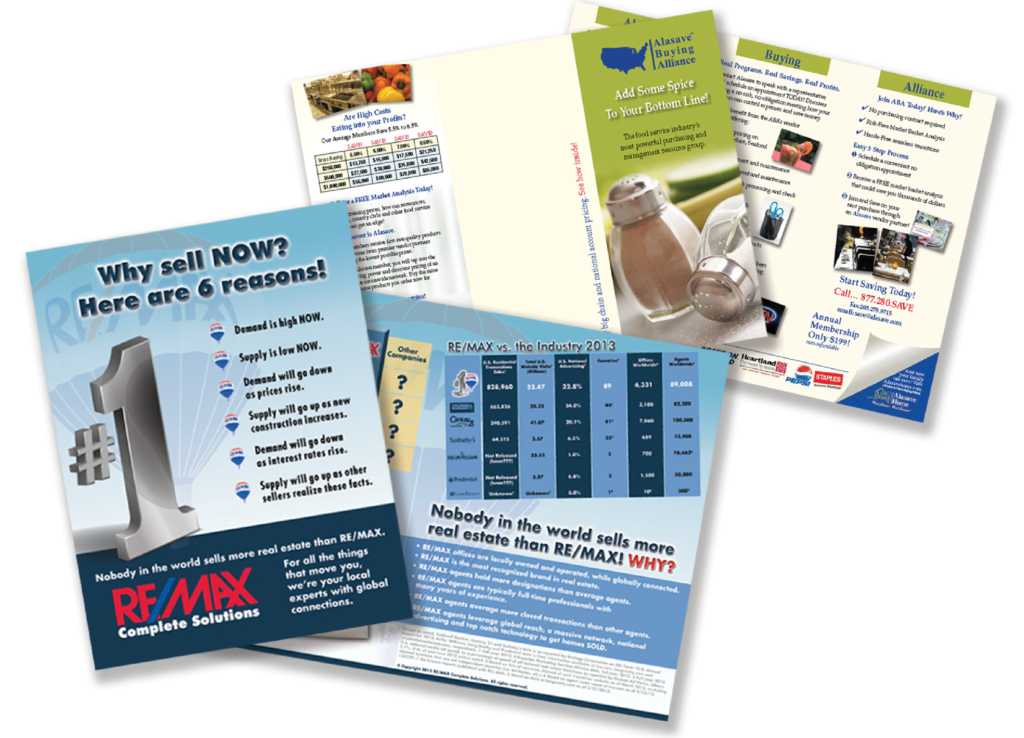 Custom printed flyers from Universal Fulfillment